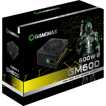 FONTE GAMER SEMI-MODULAR 600W 80 PLUS BRONZE GAMEMAX GM600