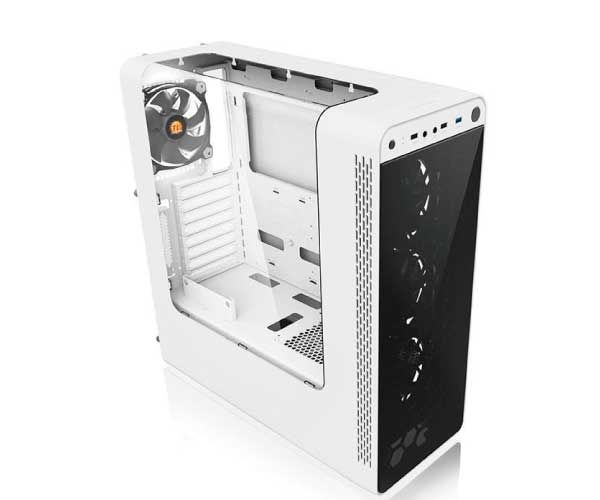 GABINETE THERMALTAKE VIEW 27 BRANCO RIING 12 LED BRANCO, CA-1G7-00M6WN-WT
