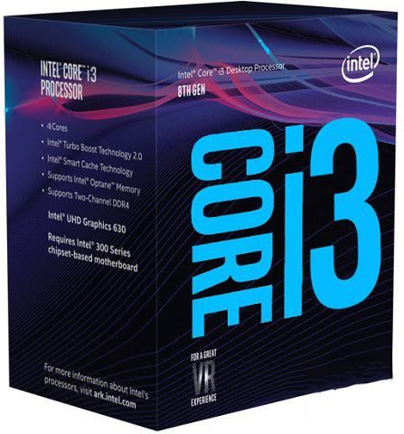 (LGA 1151) INTEL CORE I3 8100 3.6GHz 6MB CACHE