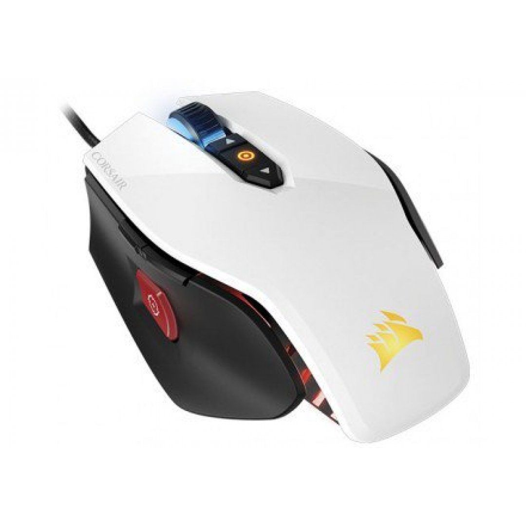 MOUSE CORSAIR M65 PRO RGB 12000DPI BRANCO, CH-9300111-NA