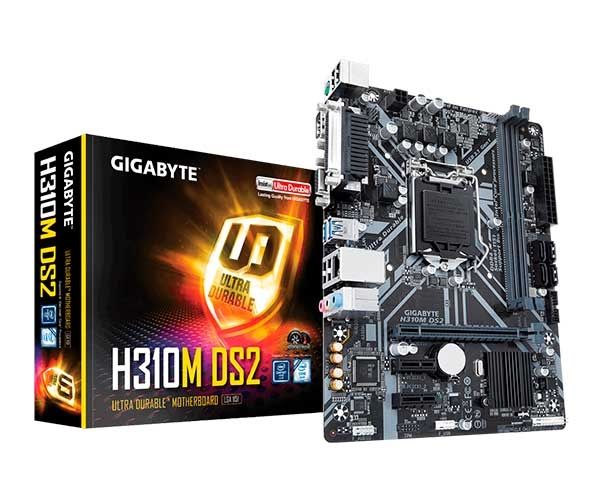 PLACA MÃE GIGABYTE H310M-DS2, LGA 1151 CHIPSET INTEL H310