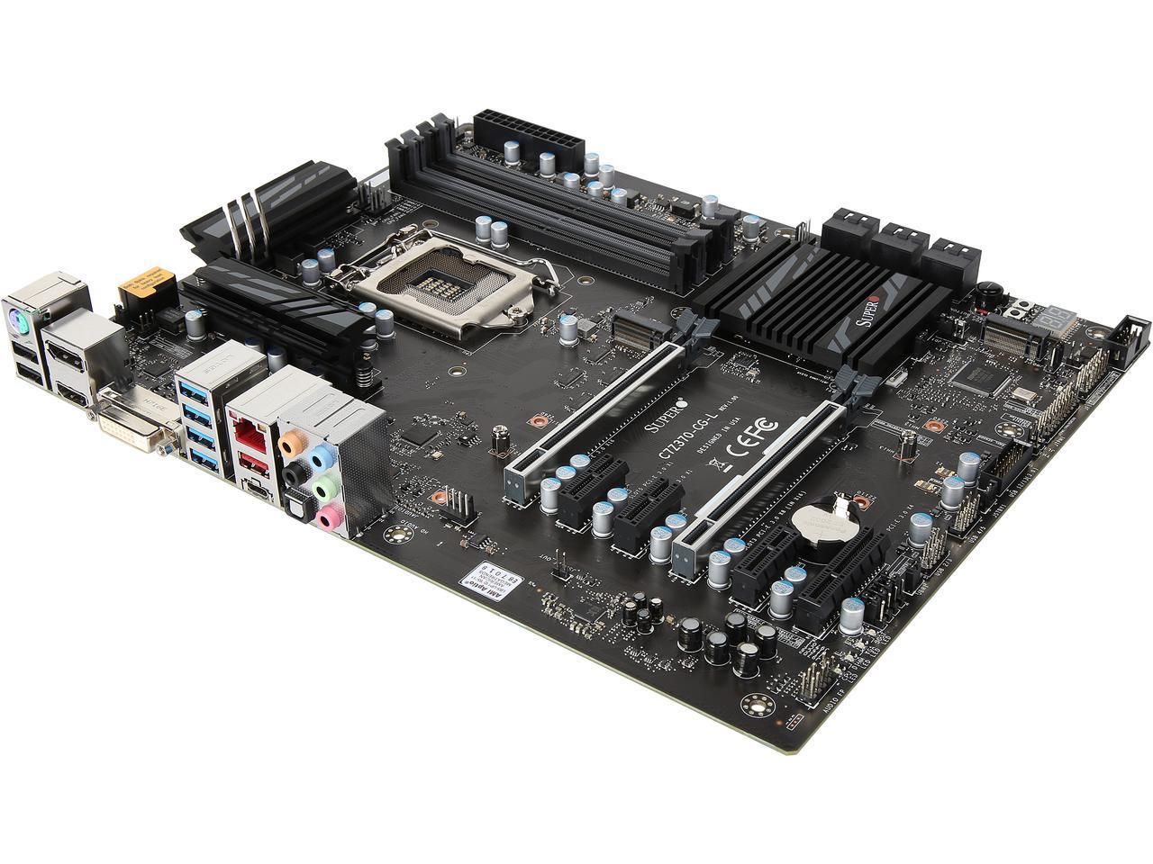 PLACA MAE SUPERMICRO Z370 ATX - INTEL 8A. GER (1151) - DDR4 - MBD-C7Z370-CG-L-O
