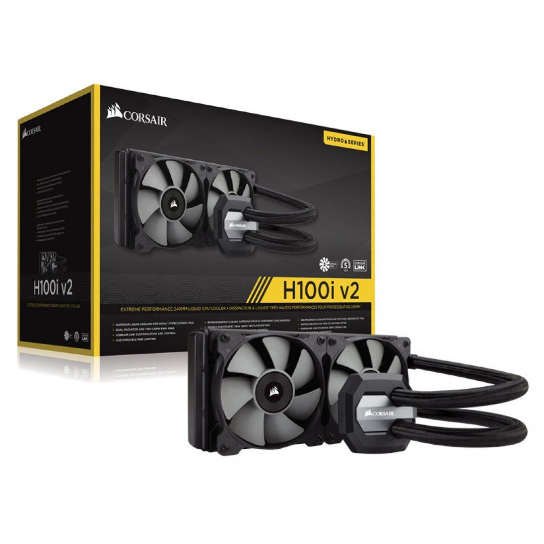 WATER COOLER CORSAIR HYDRO H100I V2, CW-9060025-WW