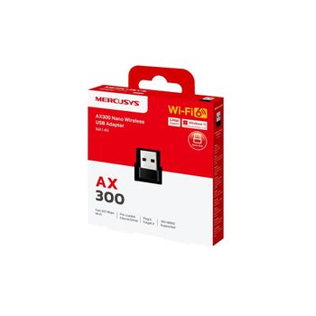 Adaptador Wireless USB Mercusys AX300 MA14N 2.4GHZ WI-FI 6