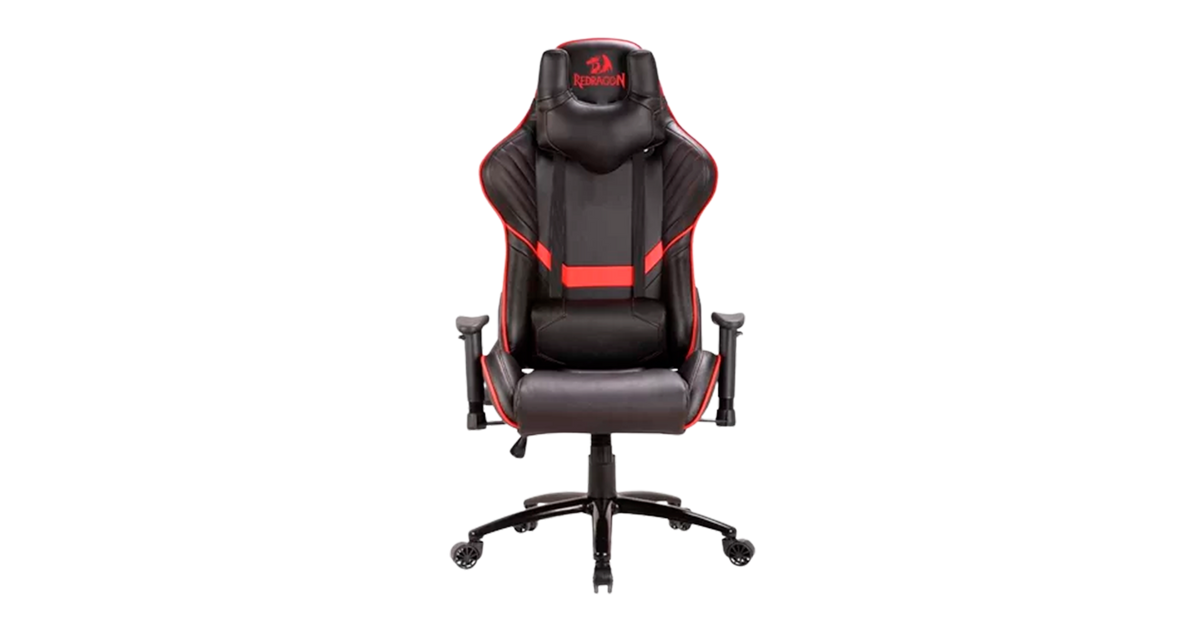 Cadeira Gamer Redragon Coeus Preta/Vermelha C201-BR ChipByte