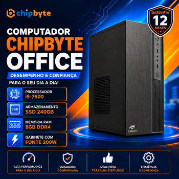 Computador CHIPBYTE i5-7600 / 8GB DDR4 / SSD 240GB