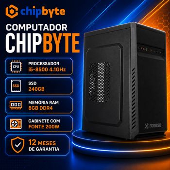 Computador CHIPBYTE i5-8500 / 8GB DDR4 / SSD 240GB