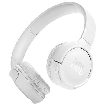 Fone de Ouvido Bluetooth 5.3 JBL TUNE T520BT Pure Bass Branco - JBLT520BTWHTAM