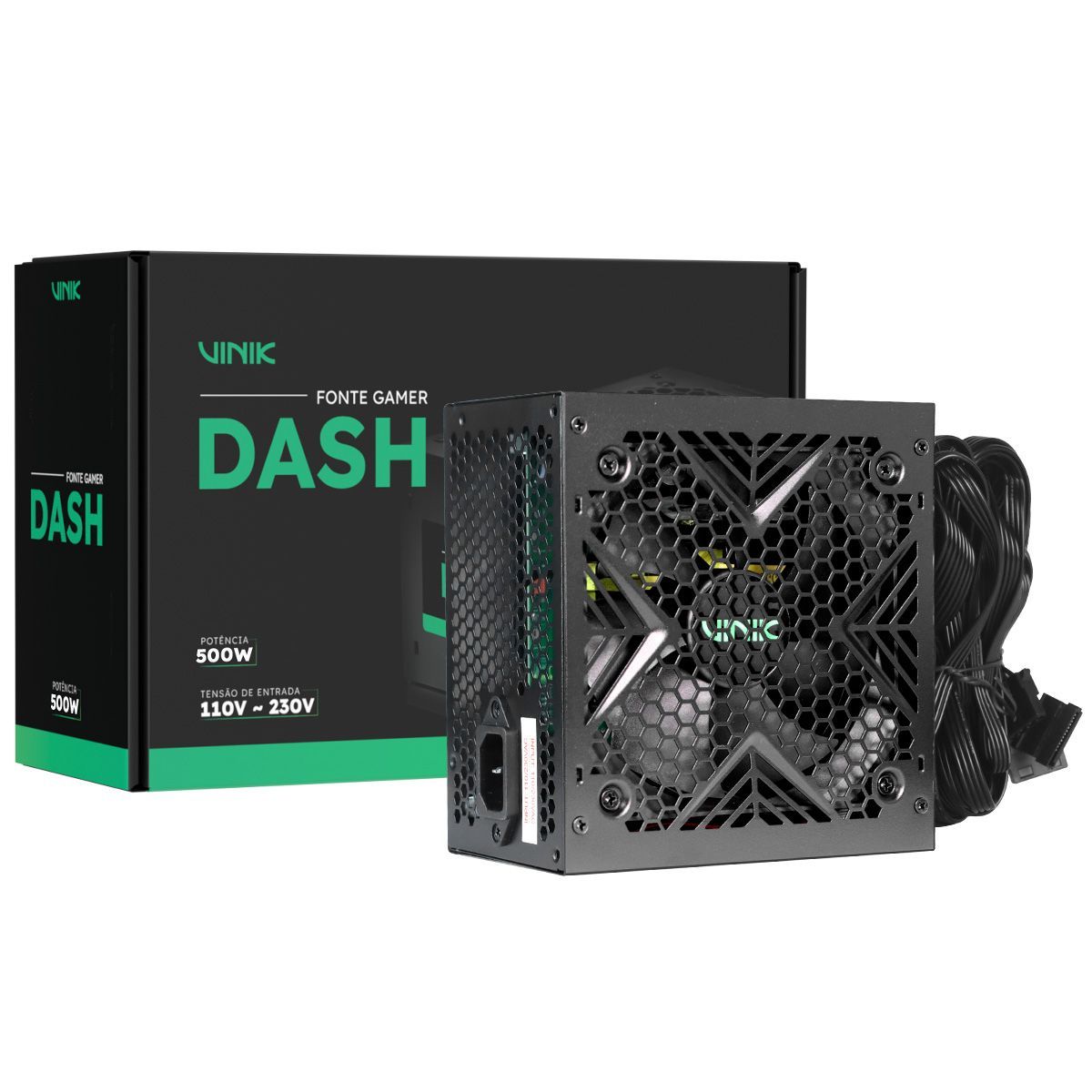 Fonte 500W Corsair CX500 80 Plus Bronze - CP-9020047-WW | ChipByte
