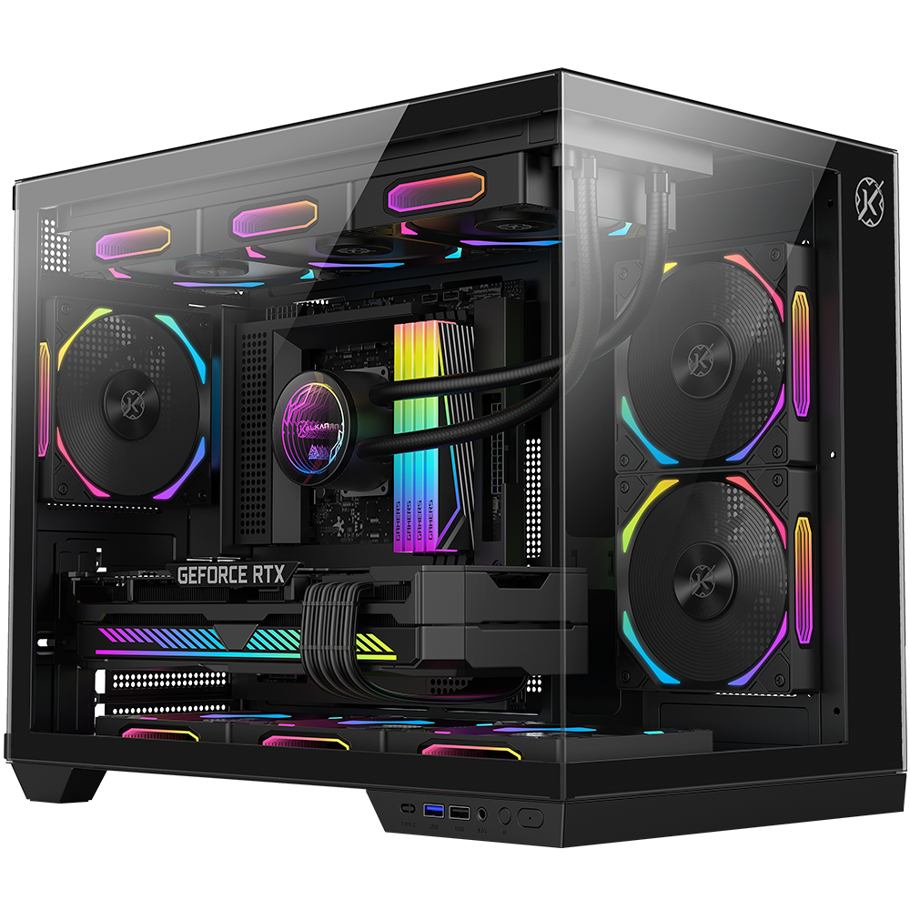 Gabinete Gamer Xtrike Bi Turbo 636B | ChipByte Informática