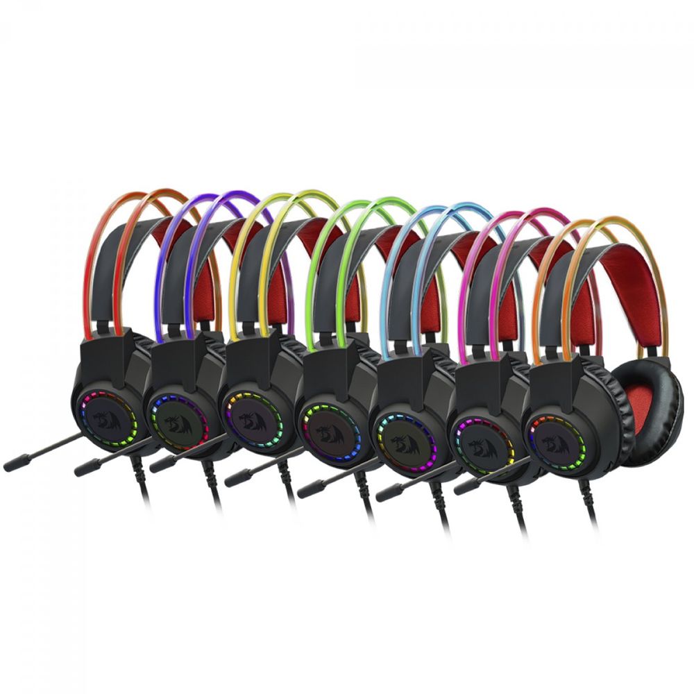 Red Dragon Driver Headset Gamer Redragon Scream Preto RGB Drivers de 40mm H231-RGB ...