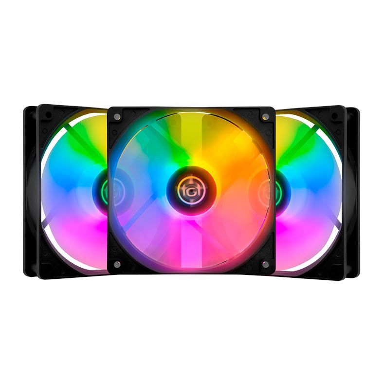 Kit 3 Coolers C/ Controle Redragon RGB 120mm - GC-F006 | ChipByte