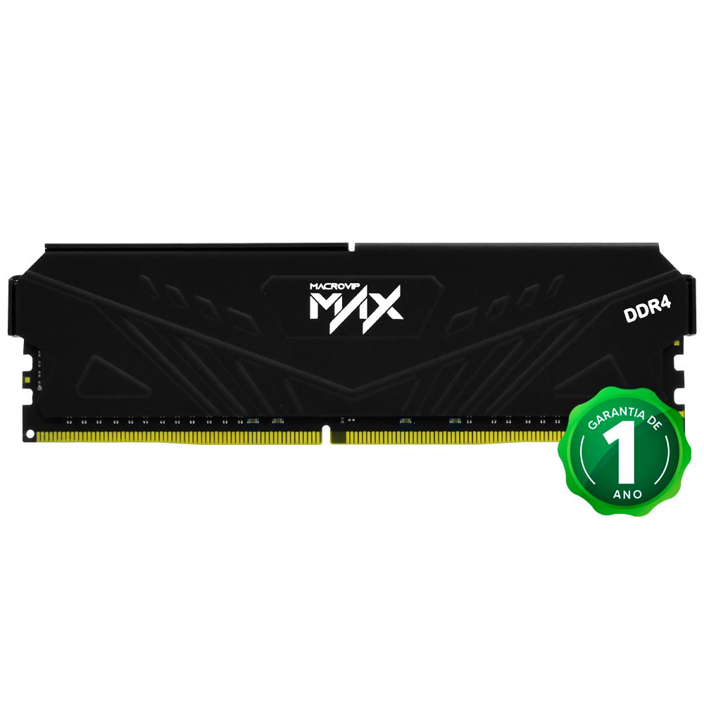 Memoria DDR4 16GB 3200Mhz Macrovip Max Preto - MVX32N16/16