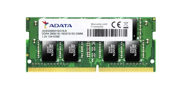 メモリー ADATA DDR4 2666 8G X 2 Memória DDR4 8GB 2666 Adata P/ Notebook 1.2V - AD4S26668G19-SGN