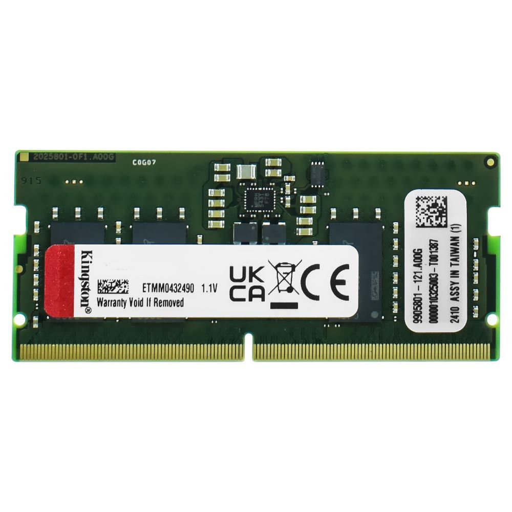 Memoria DDR5 8GB 5600MHz Kingston P/ Notebook 1.1V - KVR56S46BS6-8
