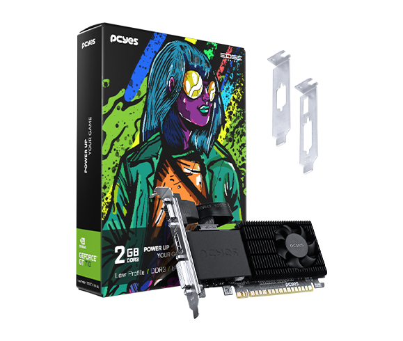Placa de Vídeo 2GB GT1030 GALAX EX White SDDR4 64BITS Low Profile