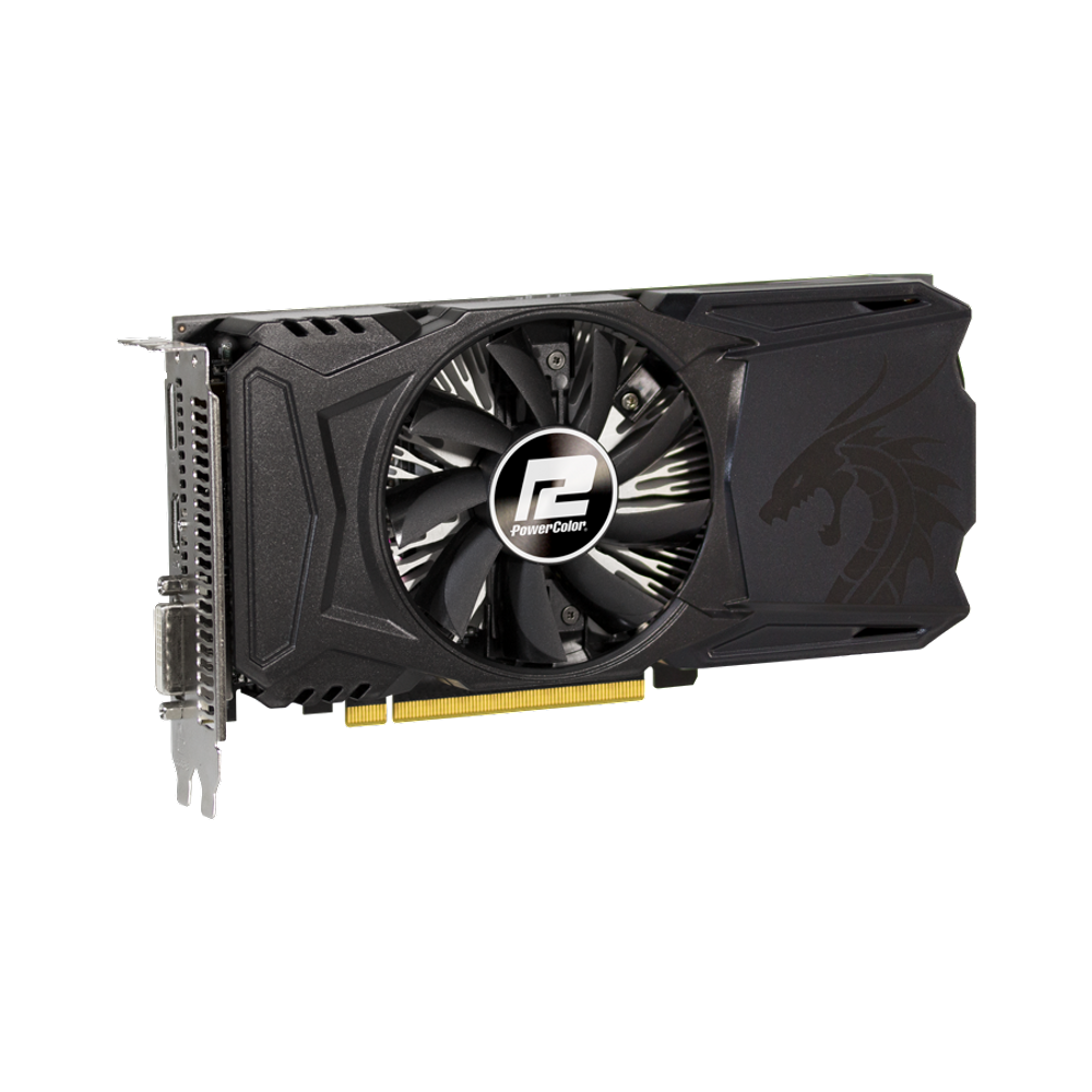 Placa de Video 4GB Radeon RX 550 Powercolor Red Dragon - AXRX-550-4GBD5 ...