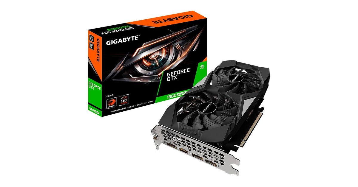 Gigabyte GeForce GTX 1660 SUPER OC 6G (GV-N166SOC-6GD