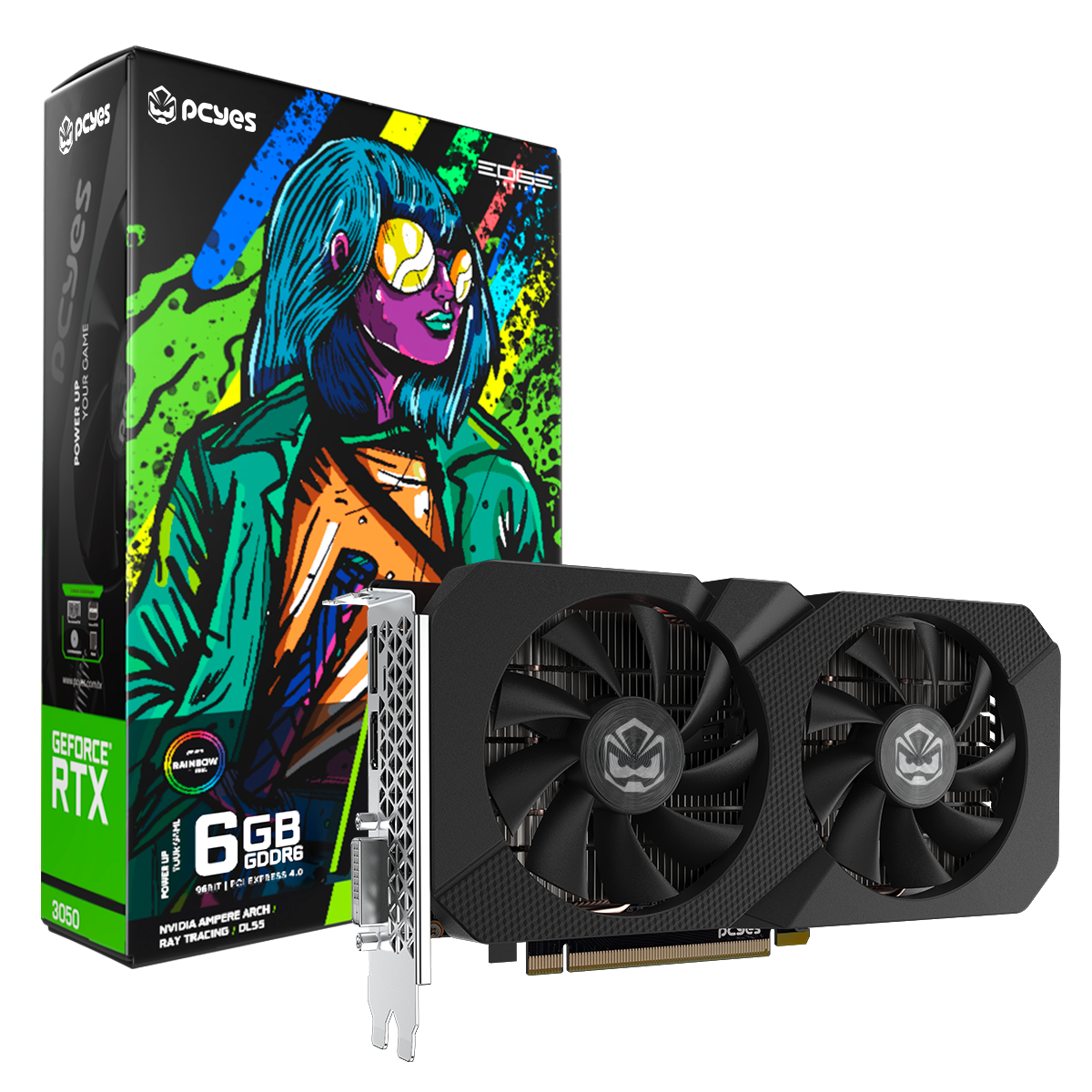 Placa de Vídeo 6GB GTX1060 PNY XLR8 OC GDDR5 192BITS