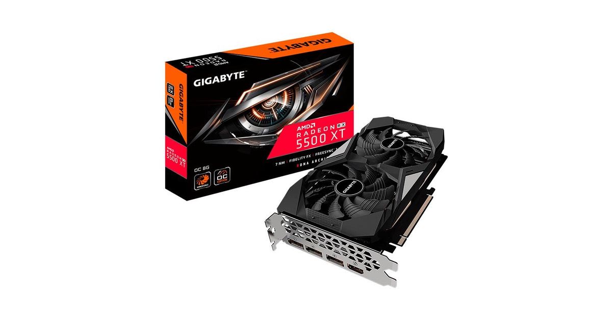 Gaming Oc Radeon Rx 5500 Xt Oc 4g Rx 5500 Xt 8gb