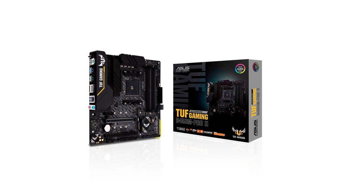 Placa Mãe Asus TUF GAMING B450M-PRO II Socket AM4 Chipset AMD B450
