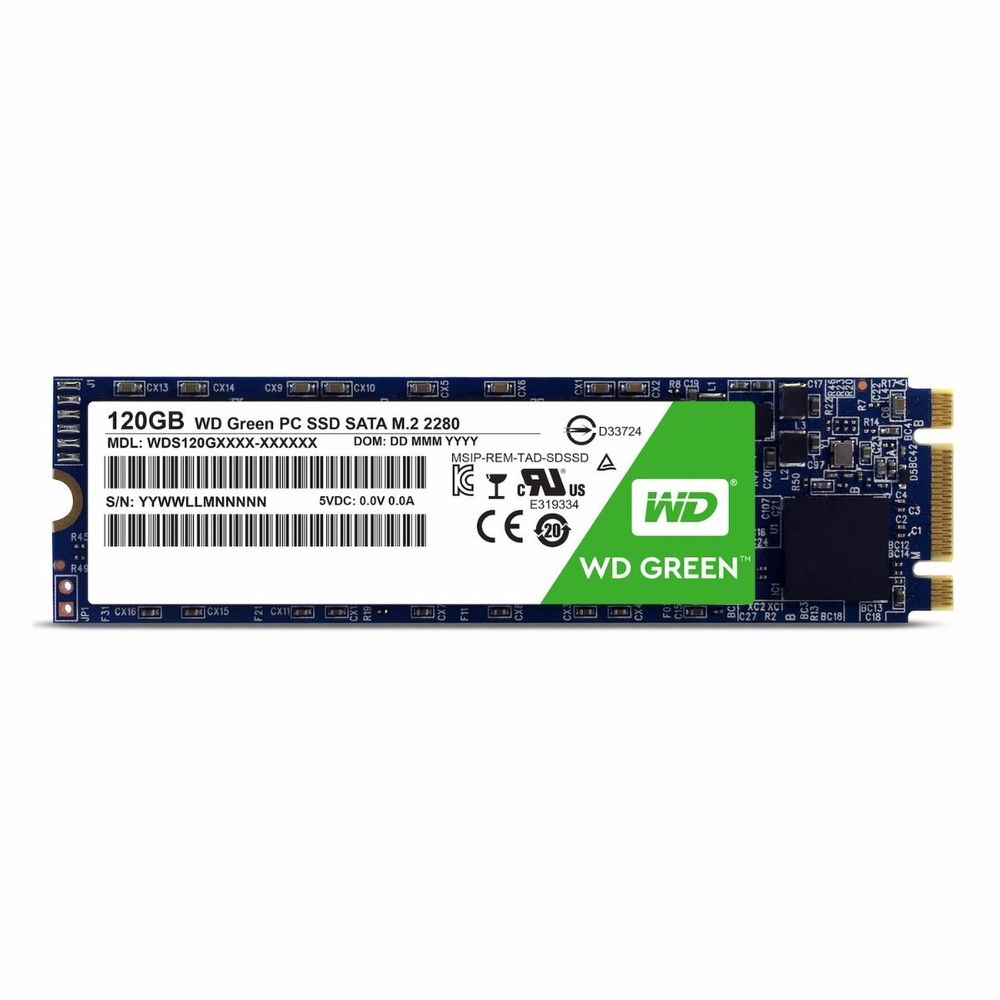 SSD Western Digital WD Green 120GB Sata M.2 2280 - WDS120G2G0B ...