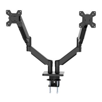 Suporte de Mesa Para 2 Monitores Zinnia Nimbo 210 Preto Articulado Com Pistão a Gas - ZNO-ZNNBO210-BK01