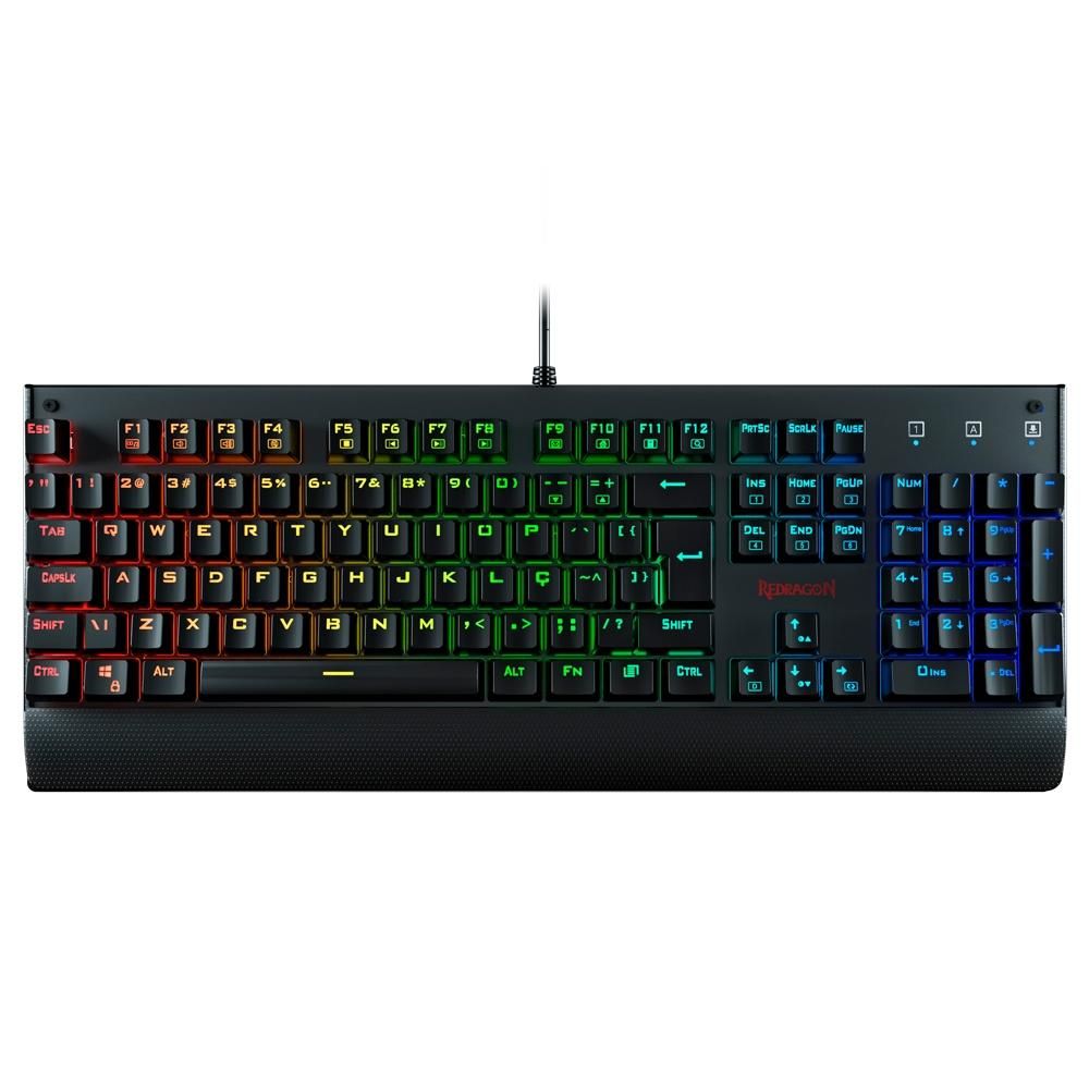 Teclado Mecânico USB Redragon Kala RGB - Switch Outemu Red