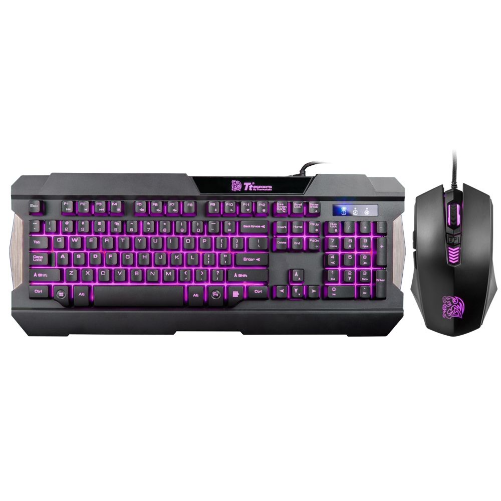 Teclado/Mouse USB Thermaltake TT Sports Commander Multi-Light KB
