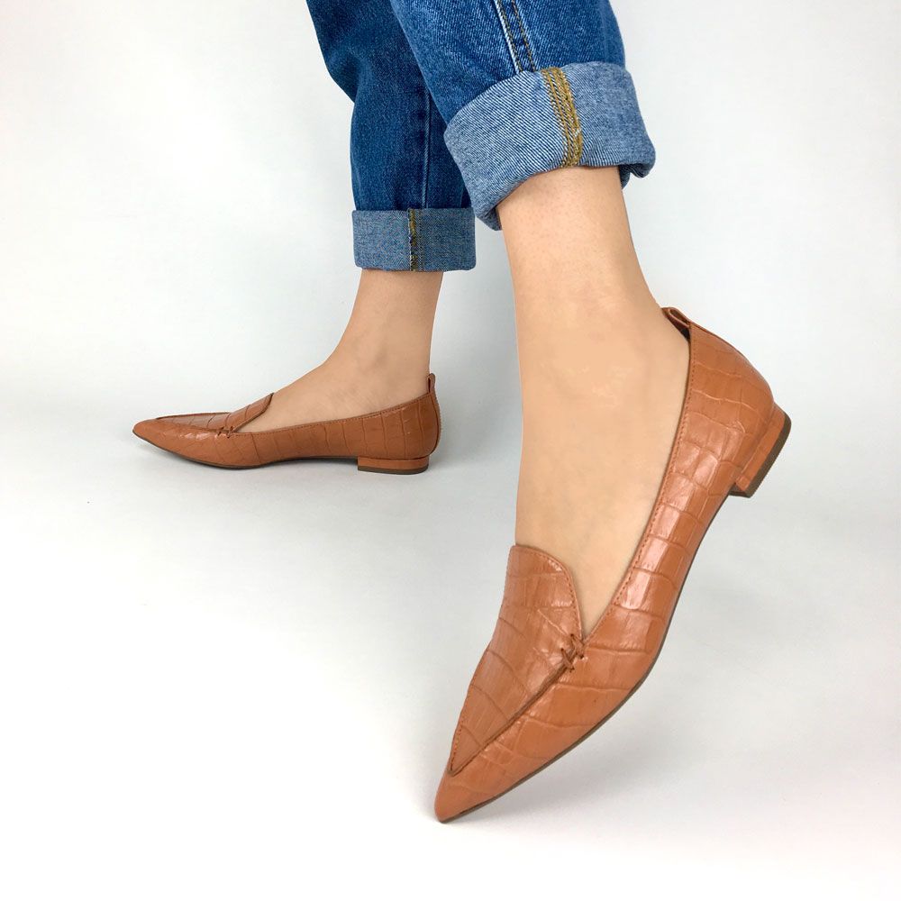 slipper couro