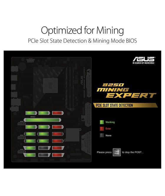 Asus B250 Mining Expert LGA 1151 Intel Motherboard