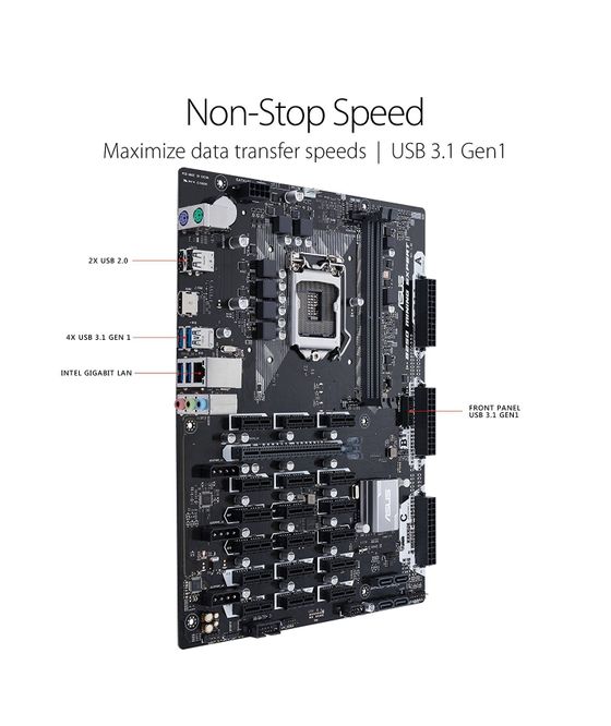 Asus B250 Mining Expert Motherboard Black